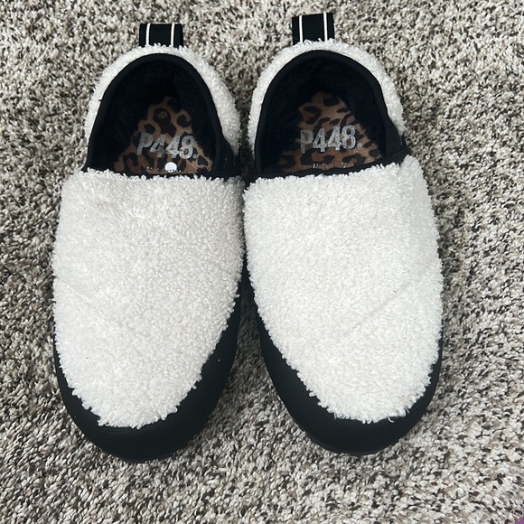 Anthropologie P448 Laby White Slippers - Picture 3 of 6